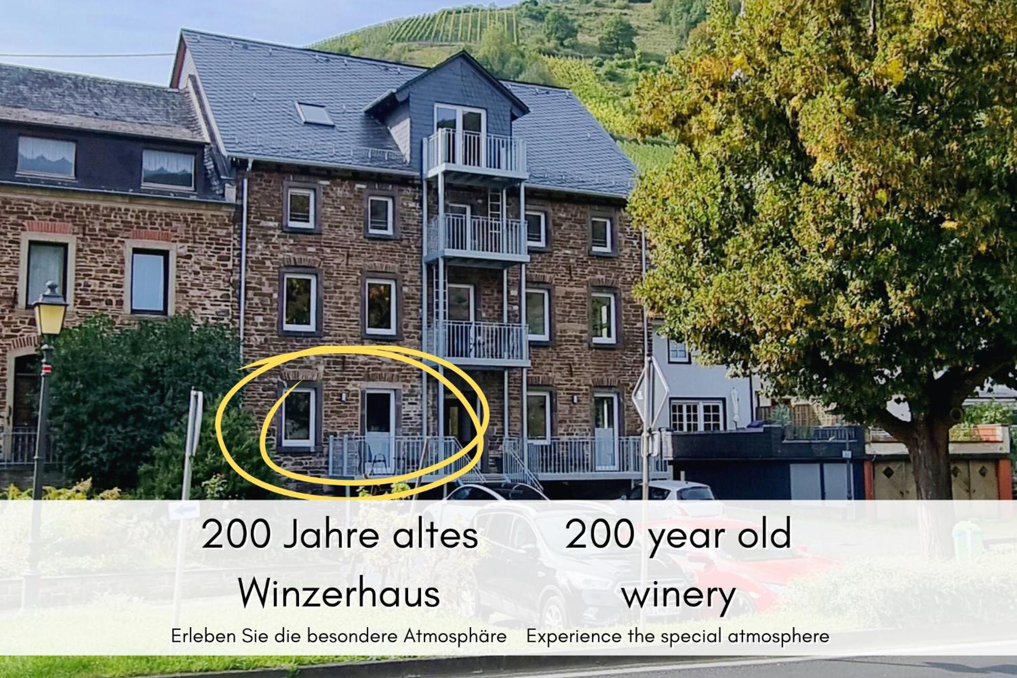 Ferienwohnung Winzerhaus Am Calmont - Moselidyll Im Winzerhaus Bremm Exterior foto